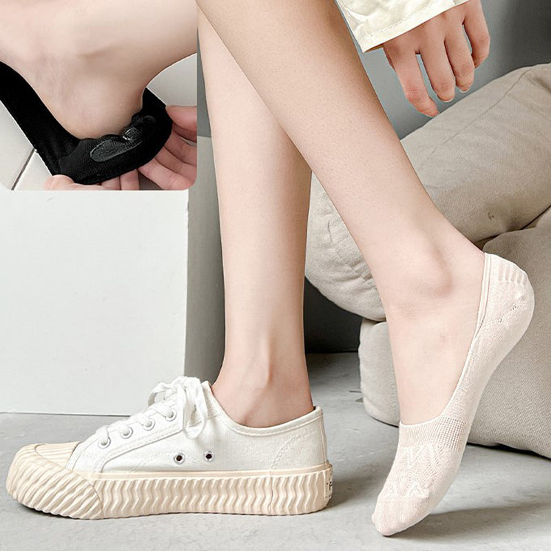 Einfarbige atmungsaktive Socken