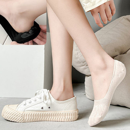 Einfarbige atmungsaktive Socken