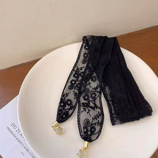 Eleganter bestickter Blumen-Schal
