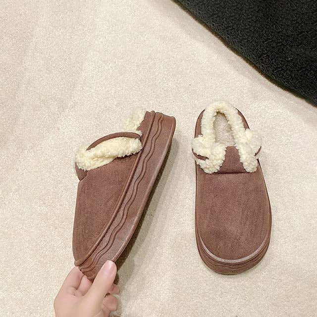 Warme Plateau-Schuhe