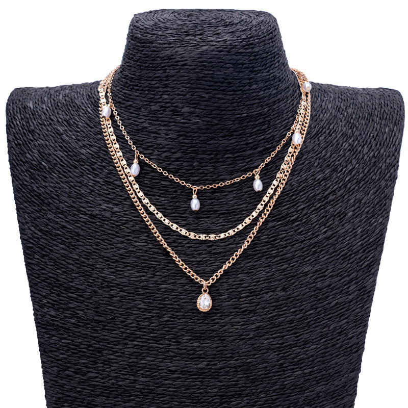 Bohemien Vintage Anhänger Halskette