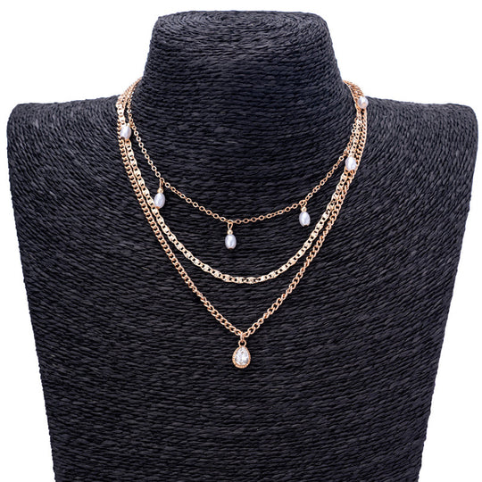 Bohemien Vintage Anhänger Halskette