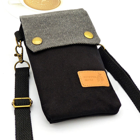 Vintage-Leinen-Tasche