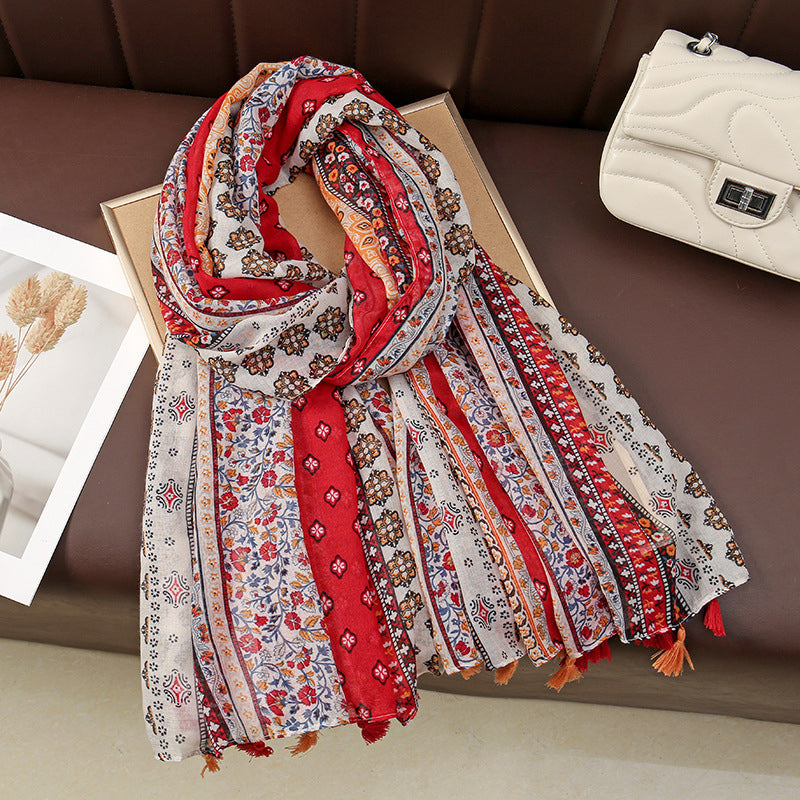 Vintage Boho Blumenprint-Schl Fetch