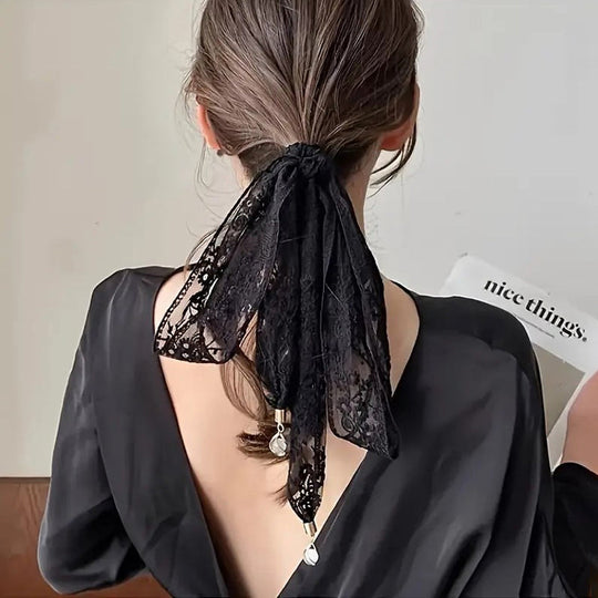 Eleganter bestickter Blumen-Schal