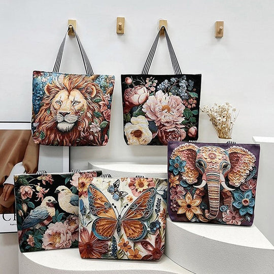 Lässige Vintage-Tasche aus Canvas