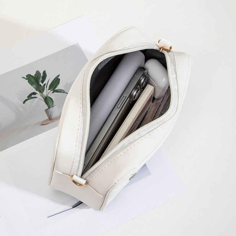 Lässige Tasche mit Blumenstickerei