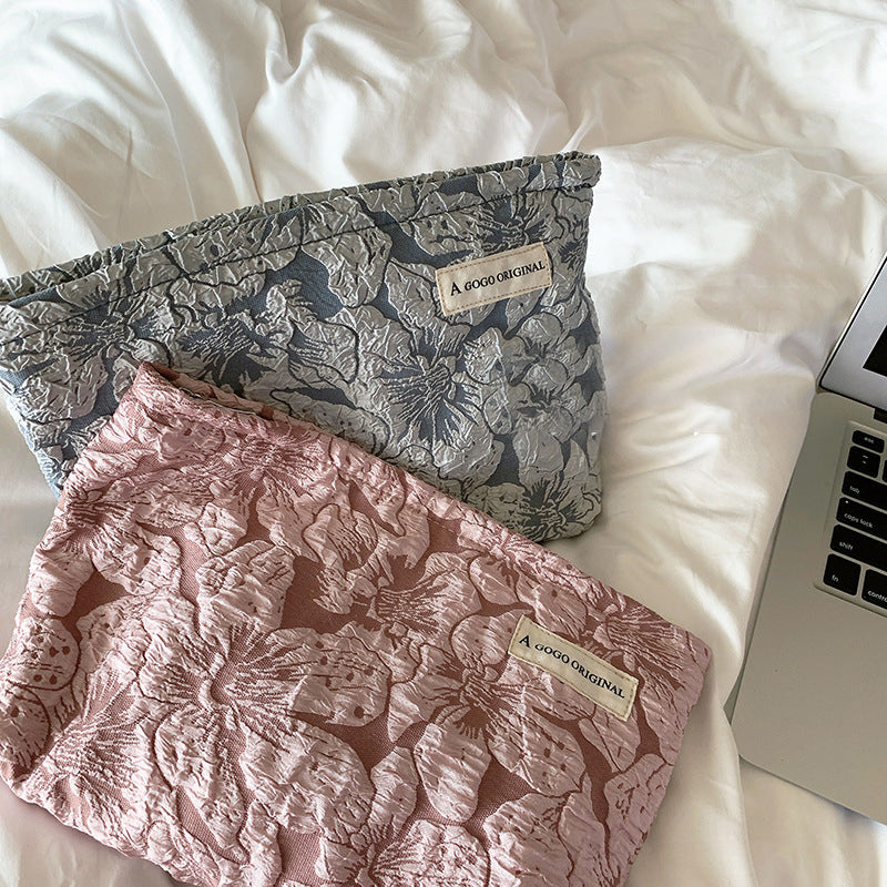 Vintage Blumenmuster-Umhängetasche