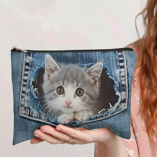 Kreative Katzenmuster-Tasche