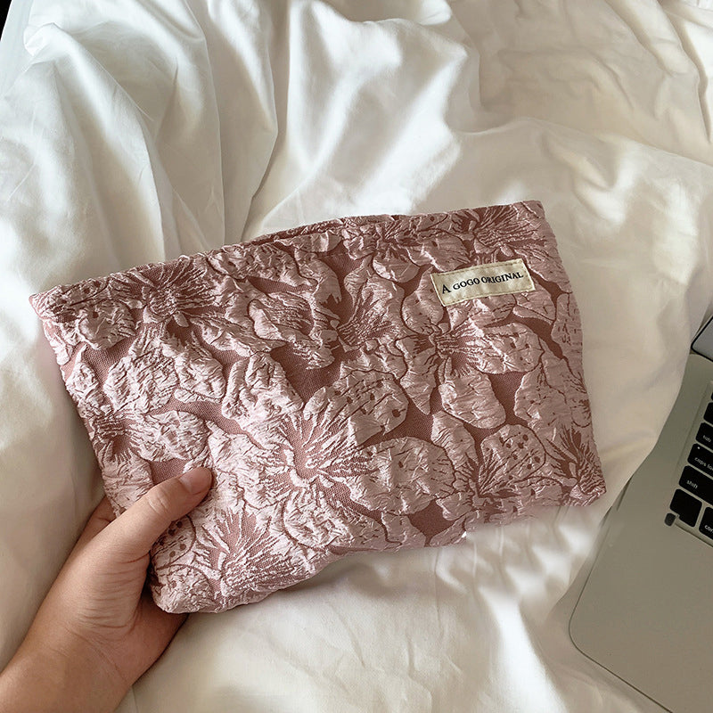 Vintage Blumenmuster-Umhängetasche