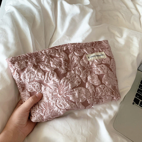 Vintage Blumenmuster-Umhängetasche