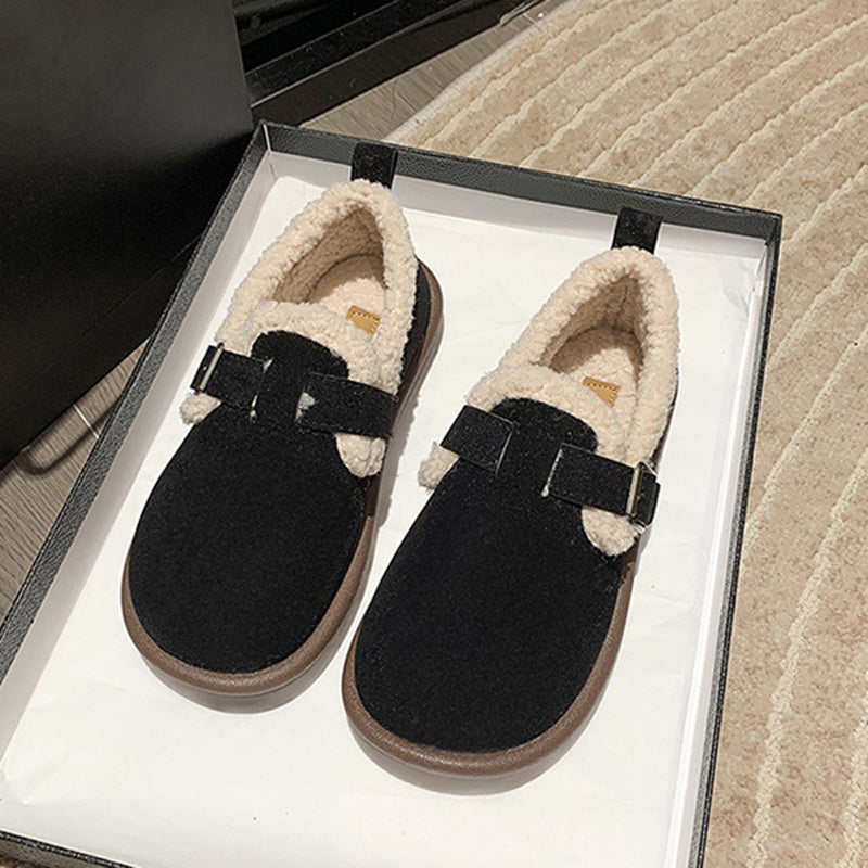 Bequeme Warme Plateauschuhe