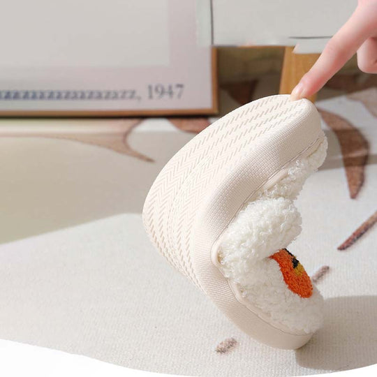 Halloween-Kürbis-Plüschpantoffeln