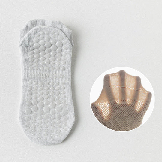 Einfarbige atmungsaktive Socken