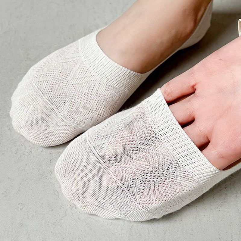 Einfarbige atmungsaktive Socken