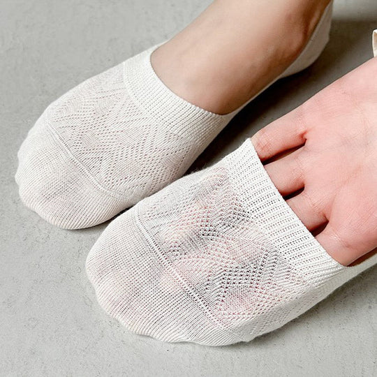 Einfarbige atmungsaktive Socken