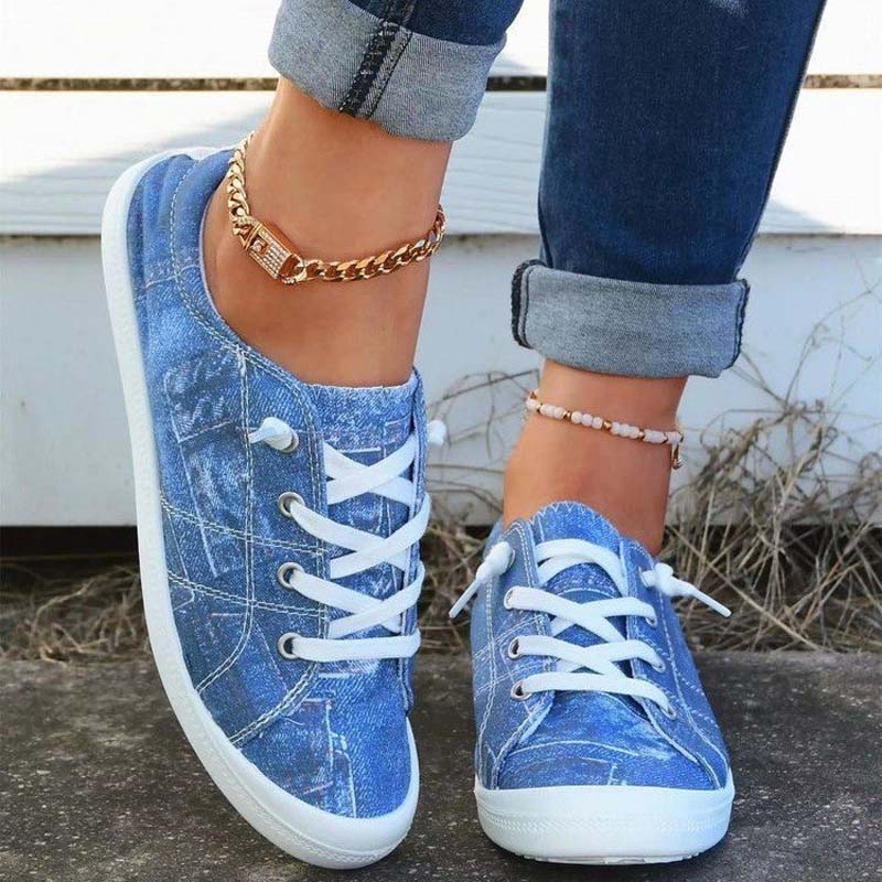 Bequeme flache Schuhe