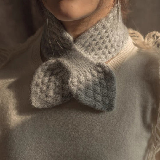 Flauschiger einfarbiger Schal