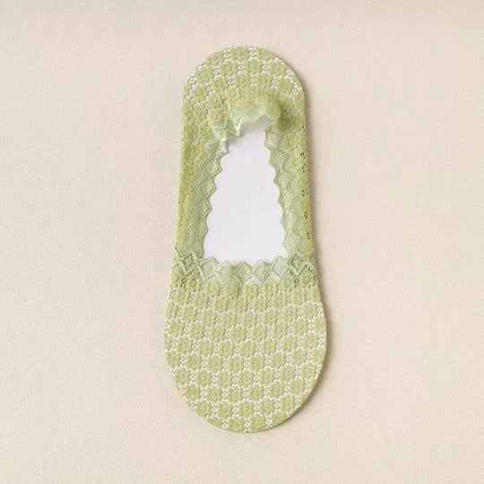 Atmungsaktive Blumenstrümpfe