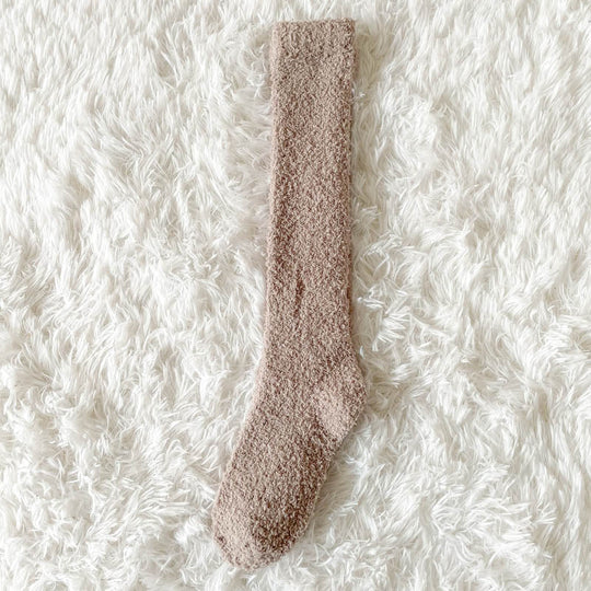 Warme Plüschsocken