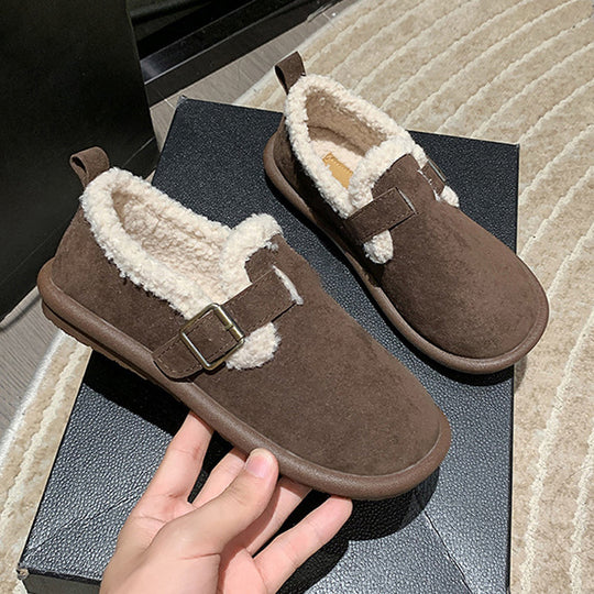 Bequeme Warme Plateauschuhe