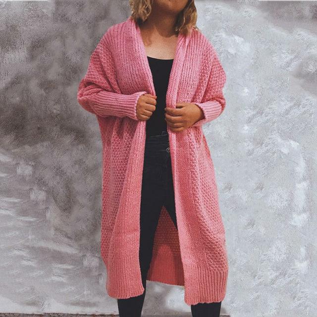 Bequemer, warmer Strick-Cardigan