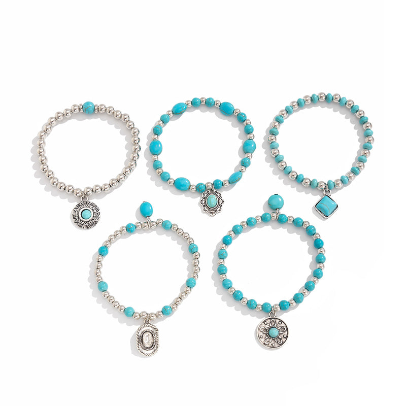 Vintage Ethnische Perlenarmbandu