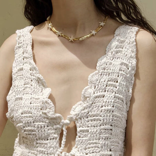 Lässiges Strand-Style-Halsband