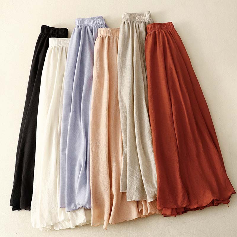 Lässiger Volantrock