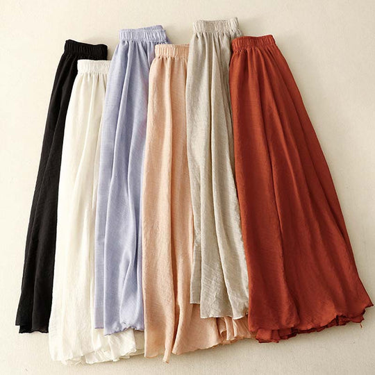 Lässiger Volantrock