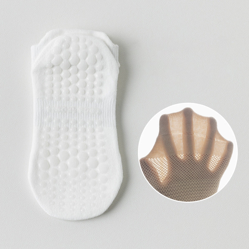 Einfarbige atmungsaktive Socken