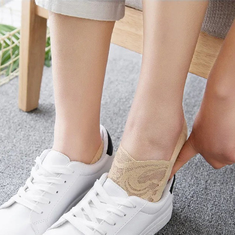 Atmungsaktive Blumenstrümpfe