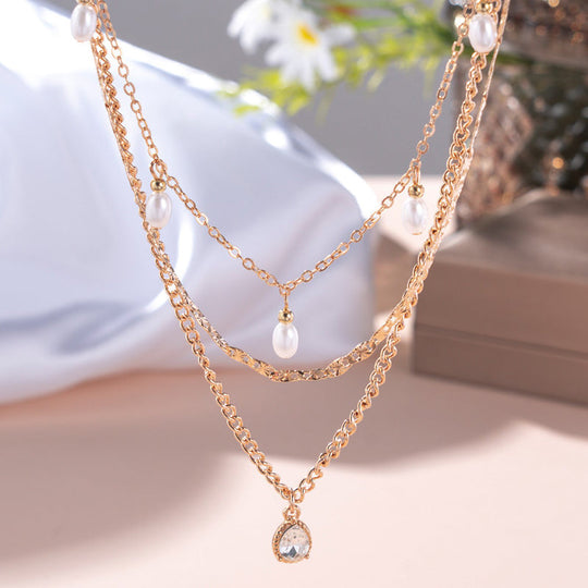 Bohemien Vintage Anhänger Halskette