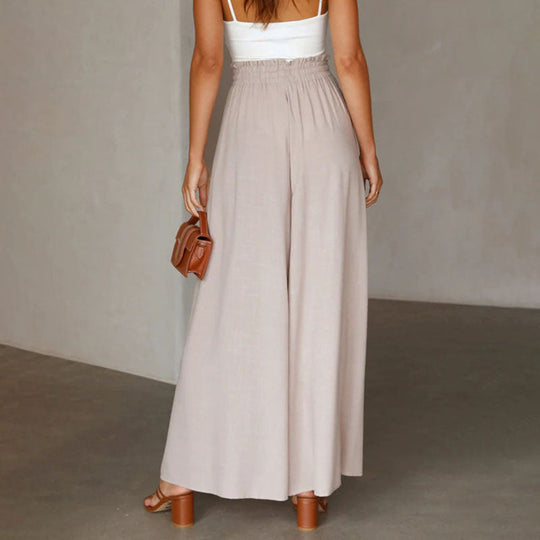 Lässige Hose mit weitem Bein