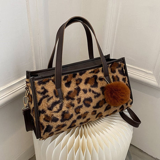 Vintage Leopard-Sac
