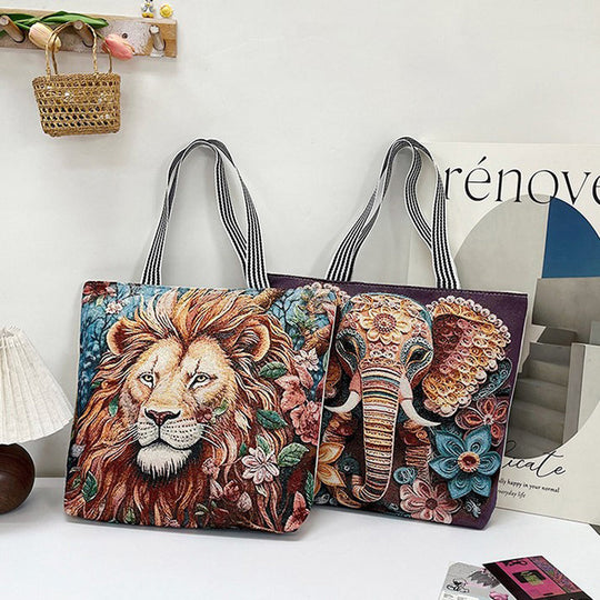 Lässige Vintage-Tasche aus Canvas