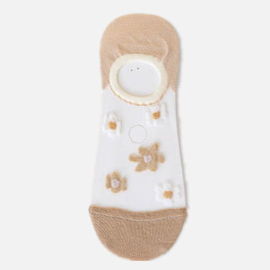 Atmungsaktive Blumensocken