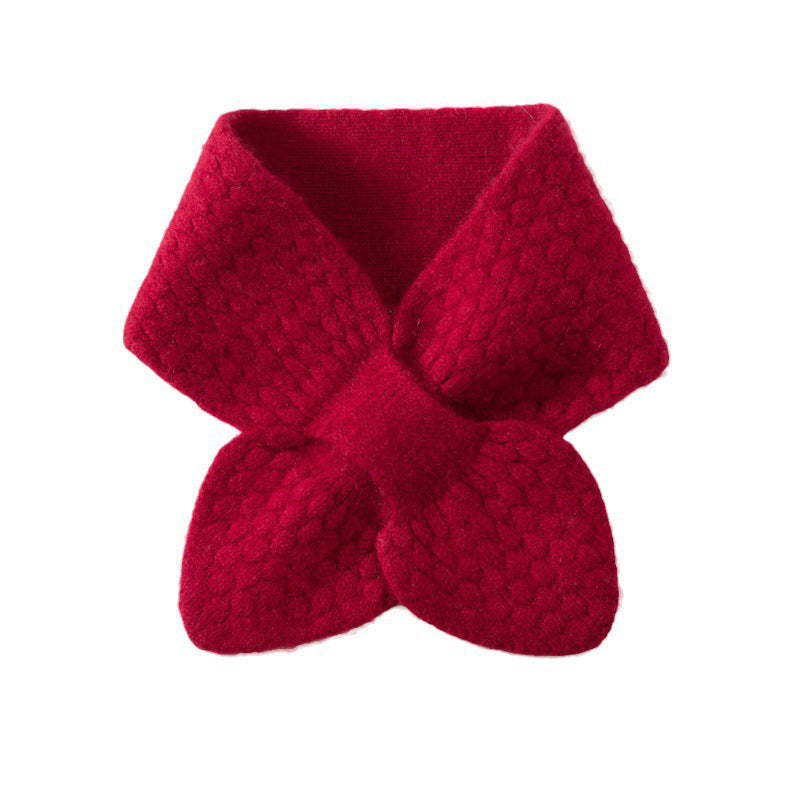 Flauschiger einfarbiger Schal