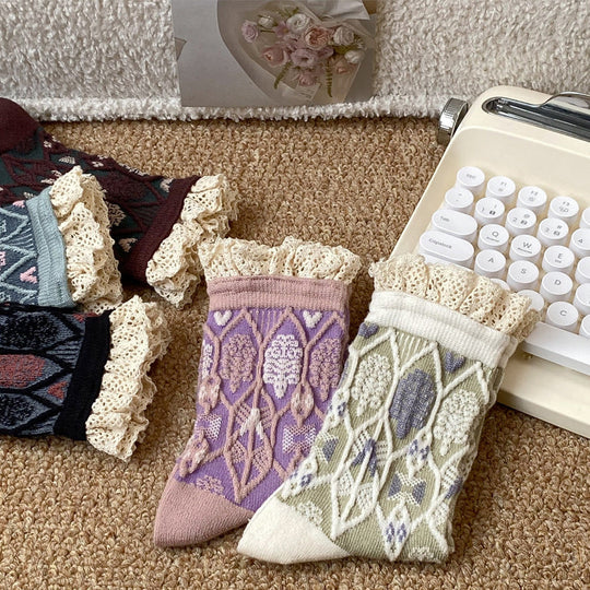 Vintage-Lässige Socken