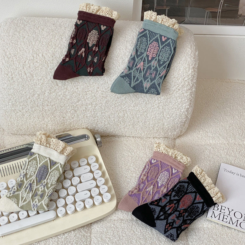 Vintage-Lässige Socken