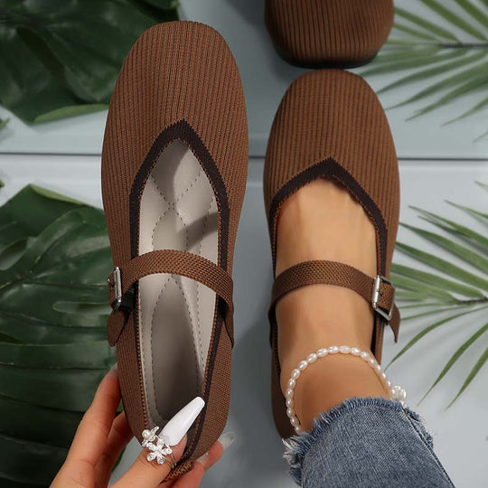 Atmungsaktive Flachschuhe