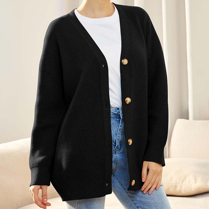 Lockerer gestrickter Cardigan