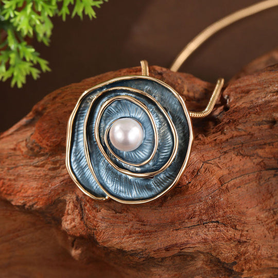 Bohemischer Anhänger Halskette