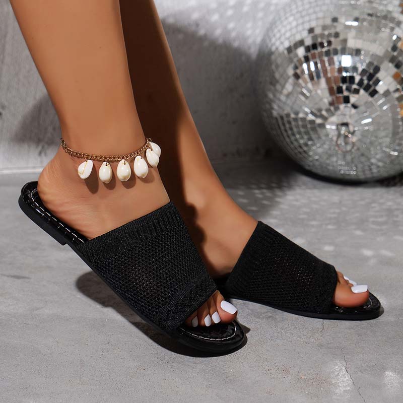 lässige Strandpantoffeln