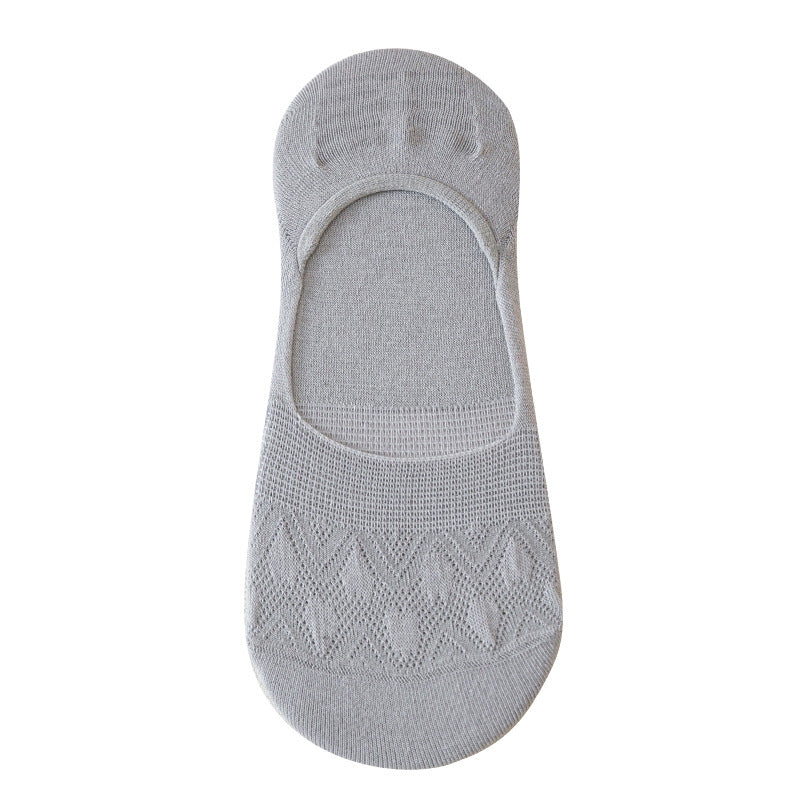 Einfarbige atmungsaktive Socken