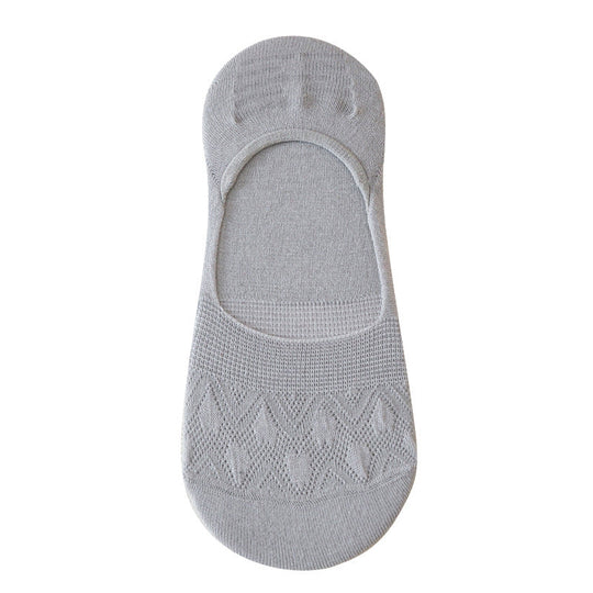 Einfarbige atmungsaktive Socken