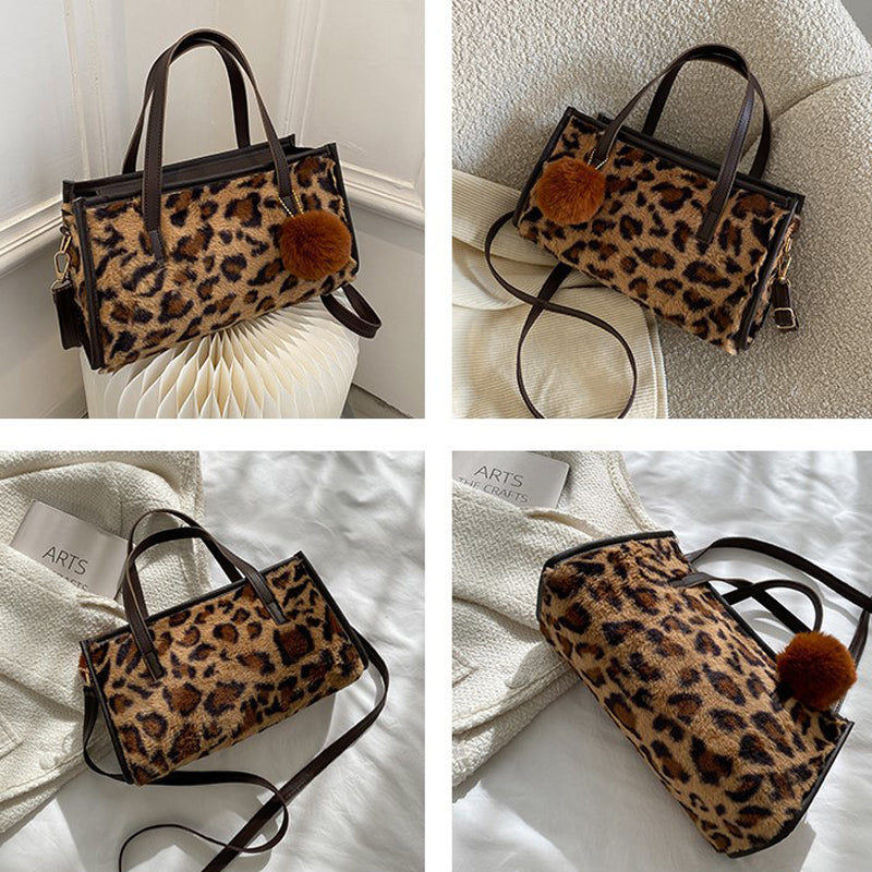 Vintage Leopard-Sac