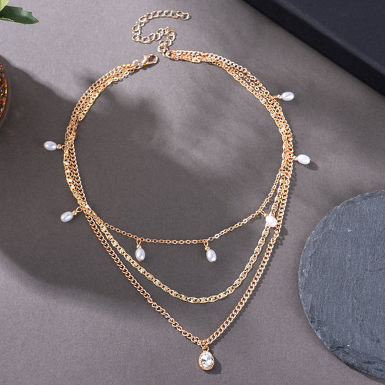 Bohemien Vintage Anhänger Halskette