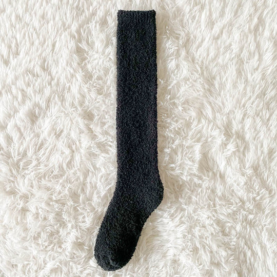 Warme Plüschsocken