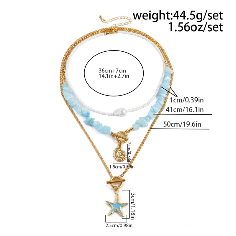 Bohemischer Vintage-Anhänger-Halskette